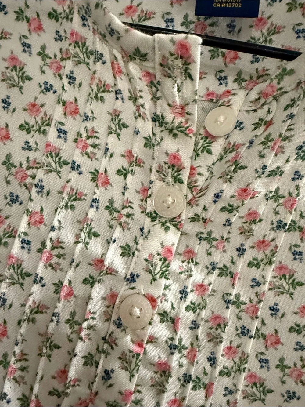 Polo by Ralph Lauren Kids White Floral Long-Sleeve Pajama Nightgown